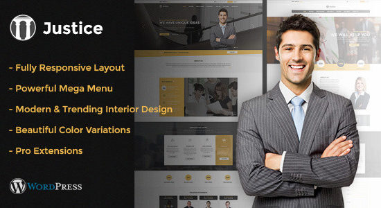 Justice - Responsive & Multipurpose WordPress Theme