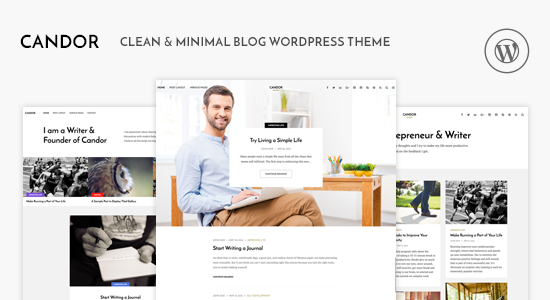 Candor - Responsive WordPress Blog Theme