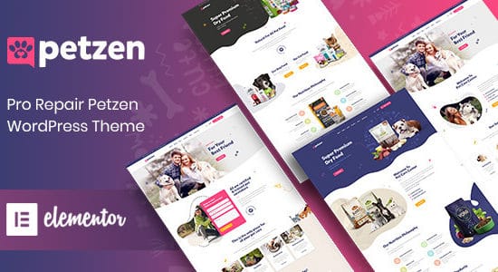Petzen - Pet Care Center WordPress Theme