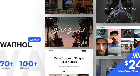 Warhol - Responsive Multipurpose WordPress Theme for Creatives