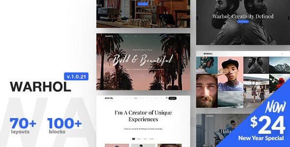 Warhol - Responsive Multipurpose WordPress Theme for Creatives