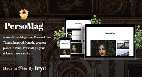 PersoMag - Personal Blog WordPress Theme