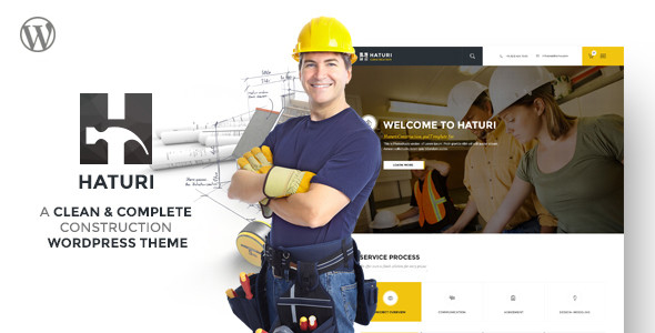 Haturi - Construction Business WP Theme