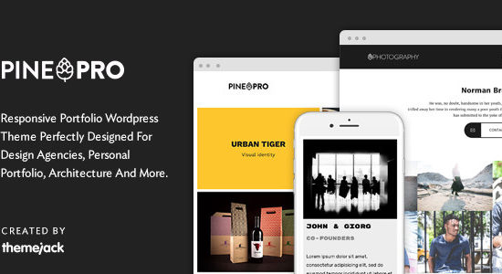 Pine PRO - Responsive Portfolio WordPress Theme