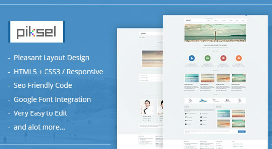 Piksel - Creative and Portfolio WordPress Theme