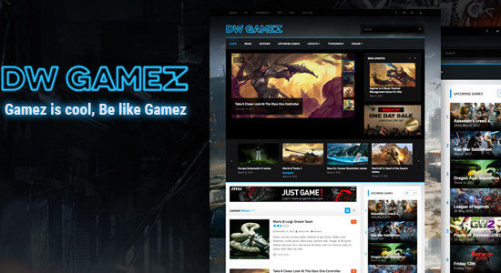 DW Gamez - Responsive WordPress Gaming Theme