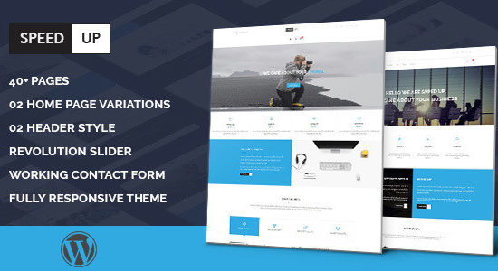 Speedup - Multipurpose Business Portfolio Responsive WordPress Theme