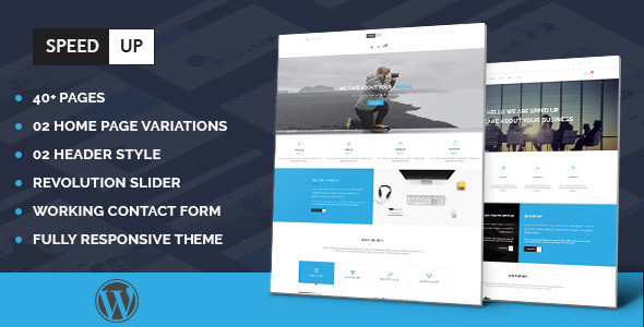 Speedup - Multipurpose Business Portfolio Responsive WordPress Theme