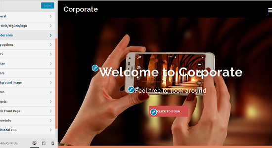 Corporate WordPress Admin Theme