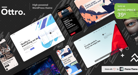 Ottro - Contemporary MultiPurpose WordPress Theme