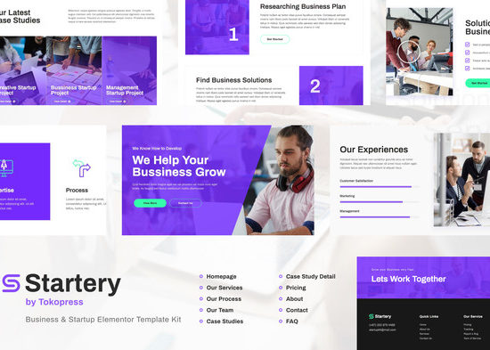 Startery | Business & Startup Elementor Template Kit