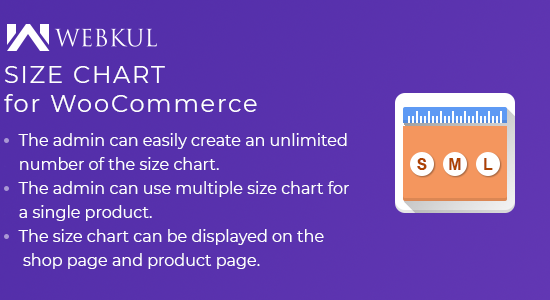 Product Size chart Plugin for WooCommerce