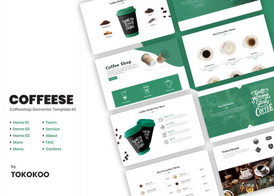 Coffesse | Coffee Shop Elementor Template Kit