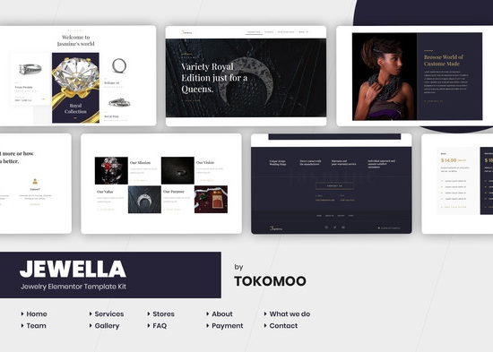 Jewella - Jewelry Elementor Template Kit