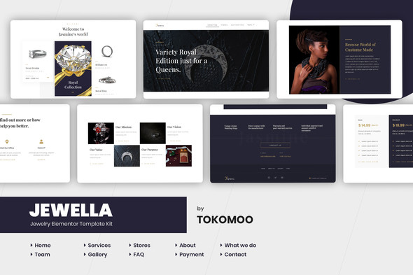 Jewella - Jewelry Elementor Template Kit