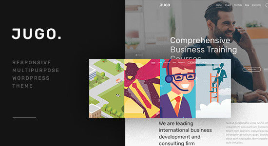 Jugo — Responsive Multipurpose WordPress Theme