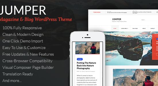 Jumper - Magazine & Blog WordPress Theme