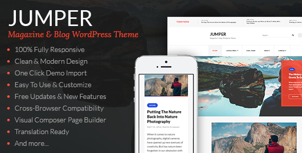 Jumper - Magazine & Blog WordPress Theme