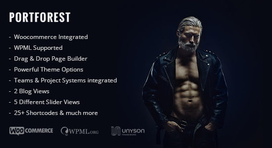 Portforest - Creative and Modern Portfolio WordPress Theme