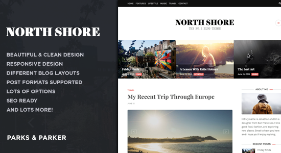 North Shore - A Responsive WordPress Blog Theme