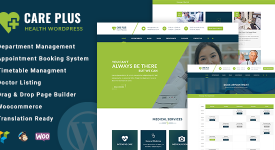CarePlus - Health & Medical Responsive WordPress Theme
