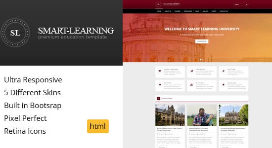Smart Learning - Premium Education HTML Template