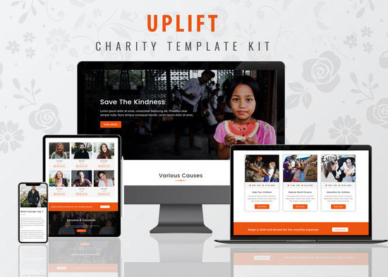 Uplift - Charity Template Kit