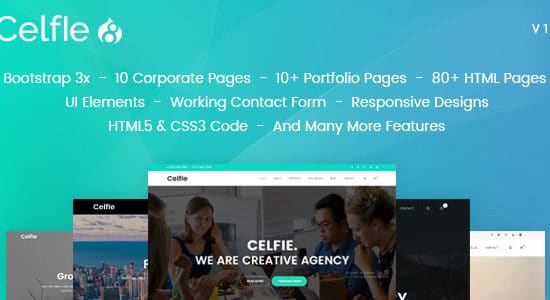 Celfie - Bootstrap Multi-Purpose Drupal 8.9 Theme