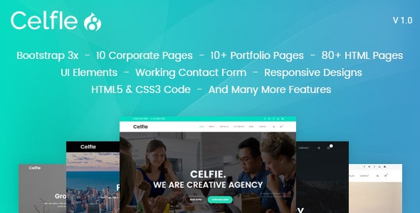 Celfie - Bootstrap Multi-Purpose Drupal 8.9 Theme