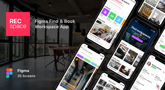 RECspace - Figma Find & Book Workspace App