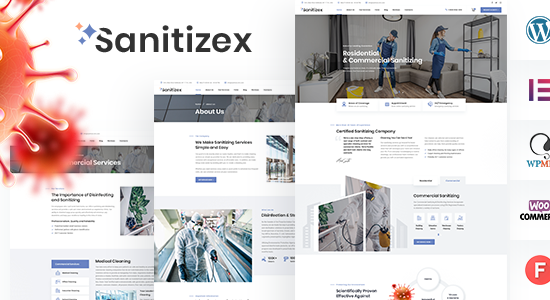 Sanitizex - Sanitizing Services WordPress Theme