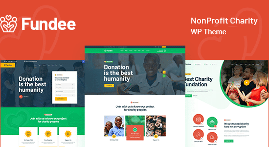 Fundee - NonProfit Charity WordPress Theme