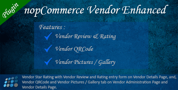 Vendor Enhanced nopCommerce Plugin
