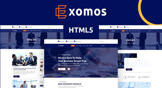 Exomos - Business HTML5 Template