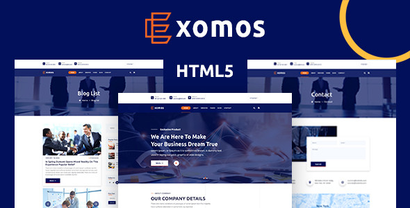 Exomos - Business HTML5 Template