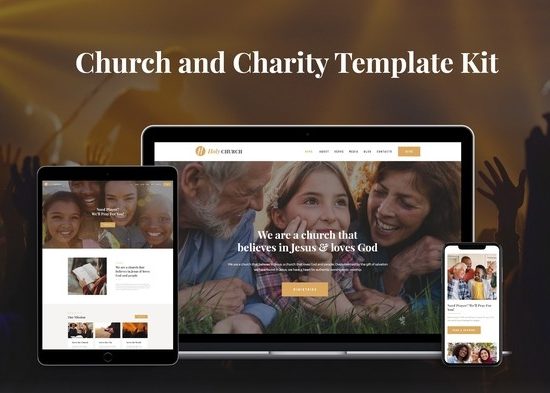 Holy - Church & Charity Template Kit