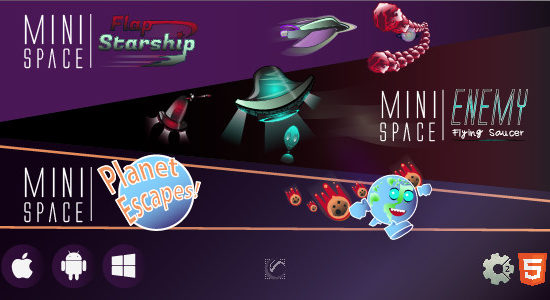 Mini Space Series First Three Games • HTML5 + C2 Games