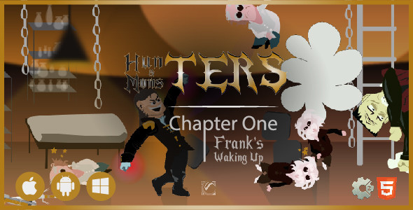 Hunters & Monsters: Frank's Waking Up • HTML5 + C2 Game • Ch. One