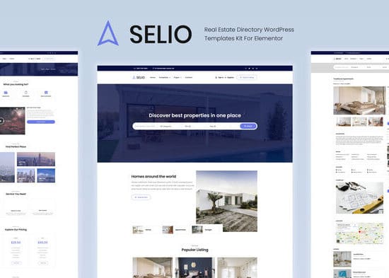 Selio - Real Estate Directory Template Kit