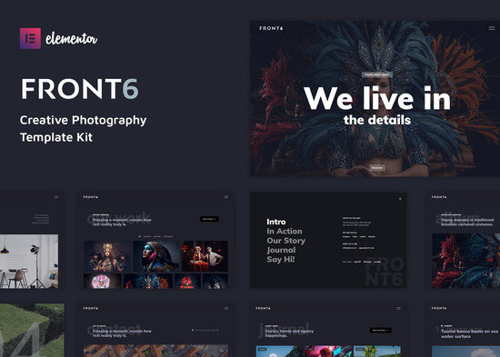 FrontSix - Creative Photography Template Kit