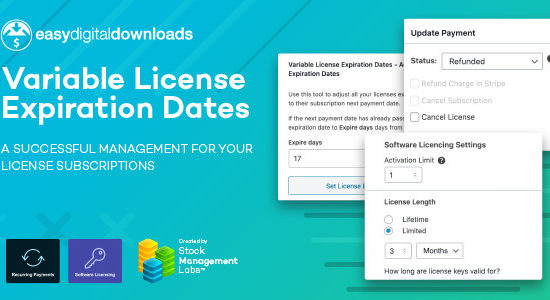 EDD Variable License Expiration Dates