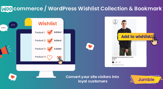 Jumble - WooCommerce / WordPress Wishlist Collection & Bookmark Plugin