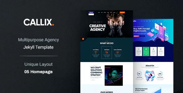 Callix Multipurpose Creative Jekyll Template