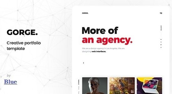 Gorge - Creative Portfolio Joomla Template