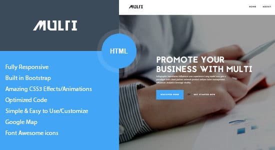 Multi - Friendly Multi-Purpose HTML Template