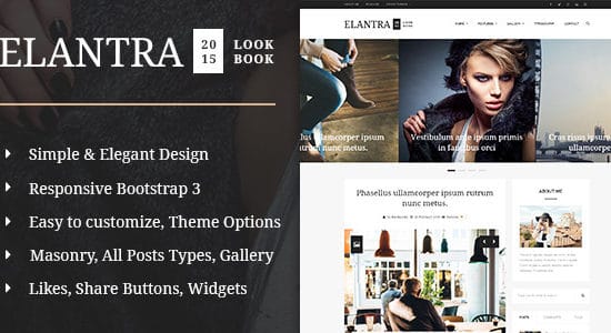 Elantra 2015 - Elegant Personal Blogging Theme