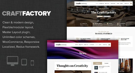 Craft Factory - Arts & Hobby Business WP Theme