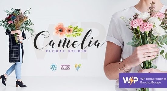Camelia | A Floral Studio Florist WordPress Theme