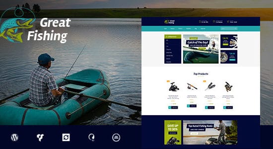 Fishing and Hunting Hobby WordPress Theme