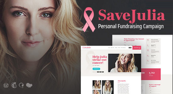 Save Julia | Donation & Fundraising Charity WordPress Theme